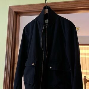 Oliver Spencer Dark Navy Bomber Jacket